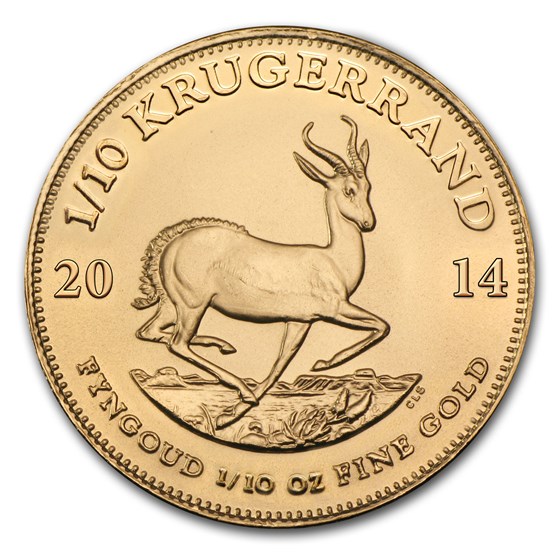 2014 South Africa 1/10 oz Gold Krugerrand 2014 South Africa 1/10 oz Gold Krugerrand